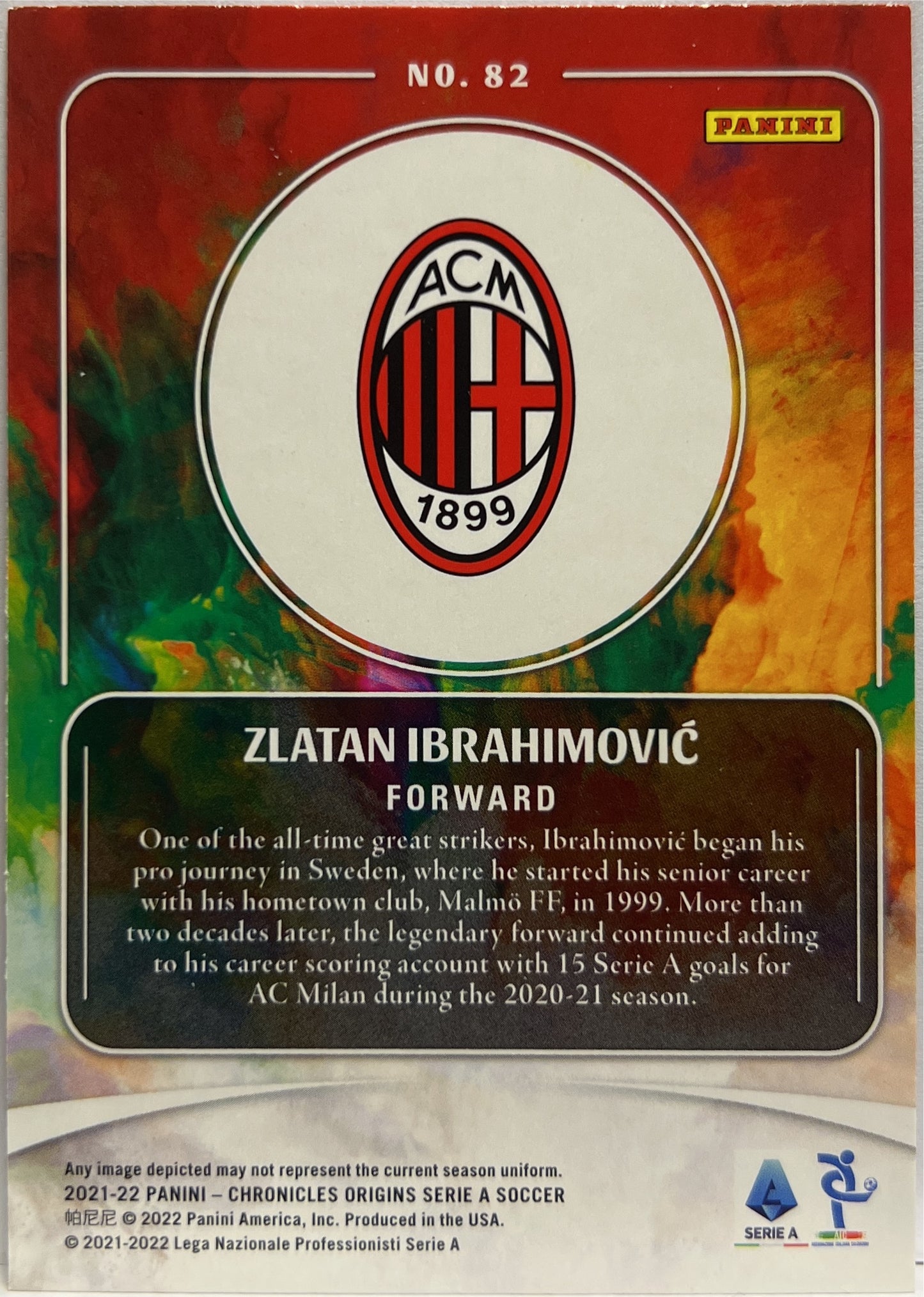 Zlatan Ibrahimovic Red Origins Chronicles 2021/22