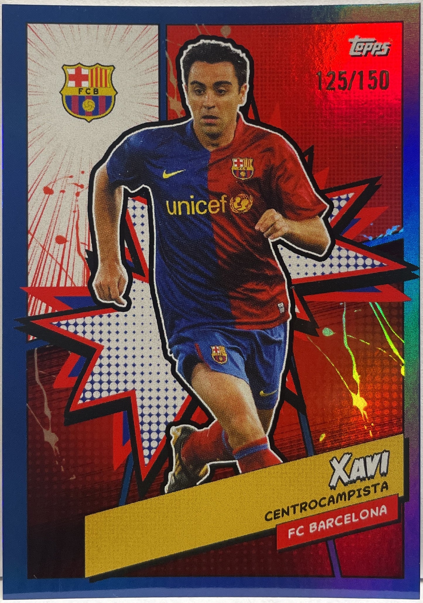 Gavi 125/299 Purple Topps FC Barcelona Fan Set 2022/23