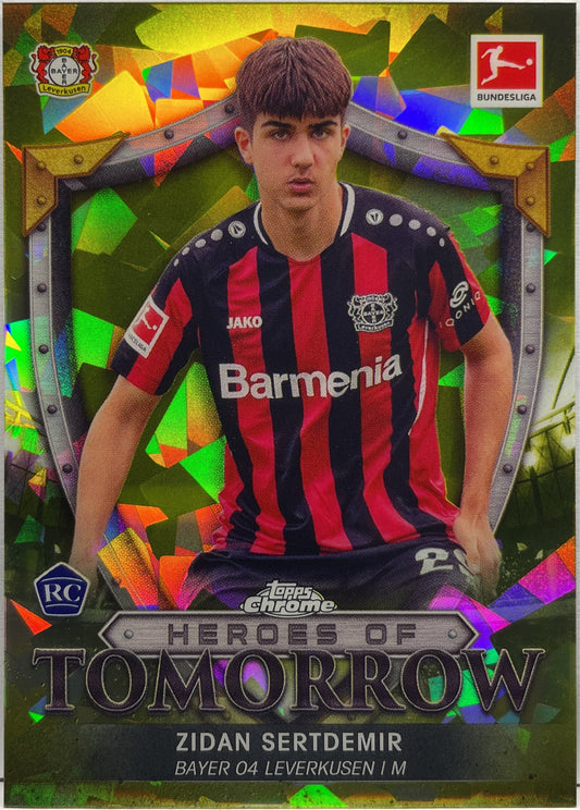 Zidan Sertdemir 20/99 Rookie Heroes Of Tomorrow Topps Chrome Bundesliga 2021/22