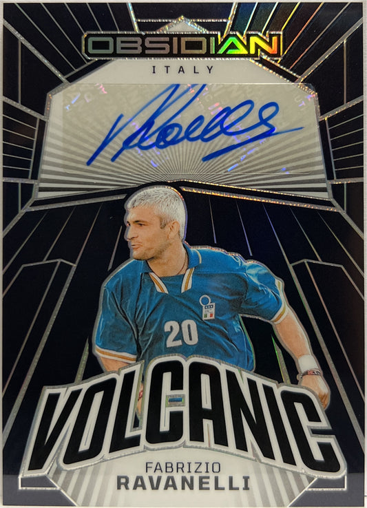 Fabrizio Ravanelli 95/199 Autograph Volcanic Obsidian 2023/24
