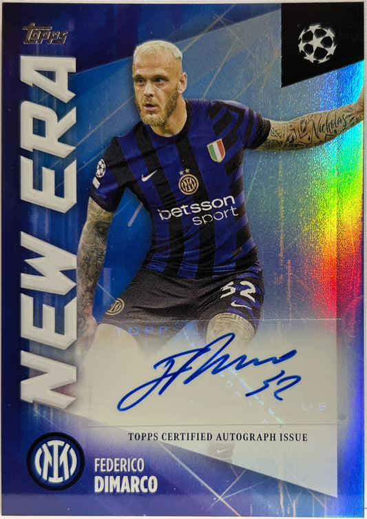 Federico DiMarco Autograph New Era Topps UCC 2024/25