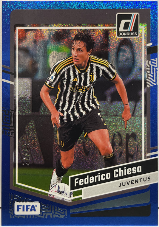 Federico Chiesa 32/49 Blue Donruss Fifa 2023/24