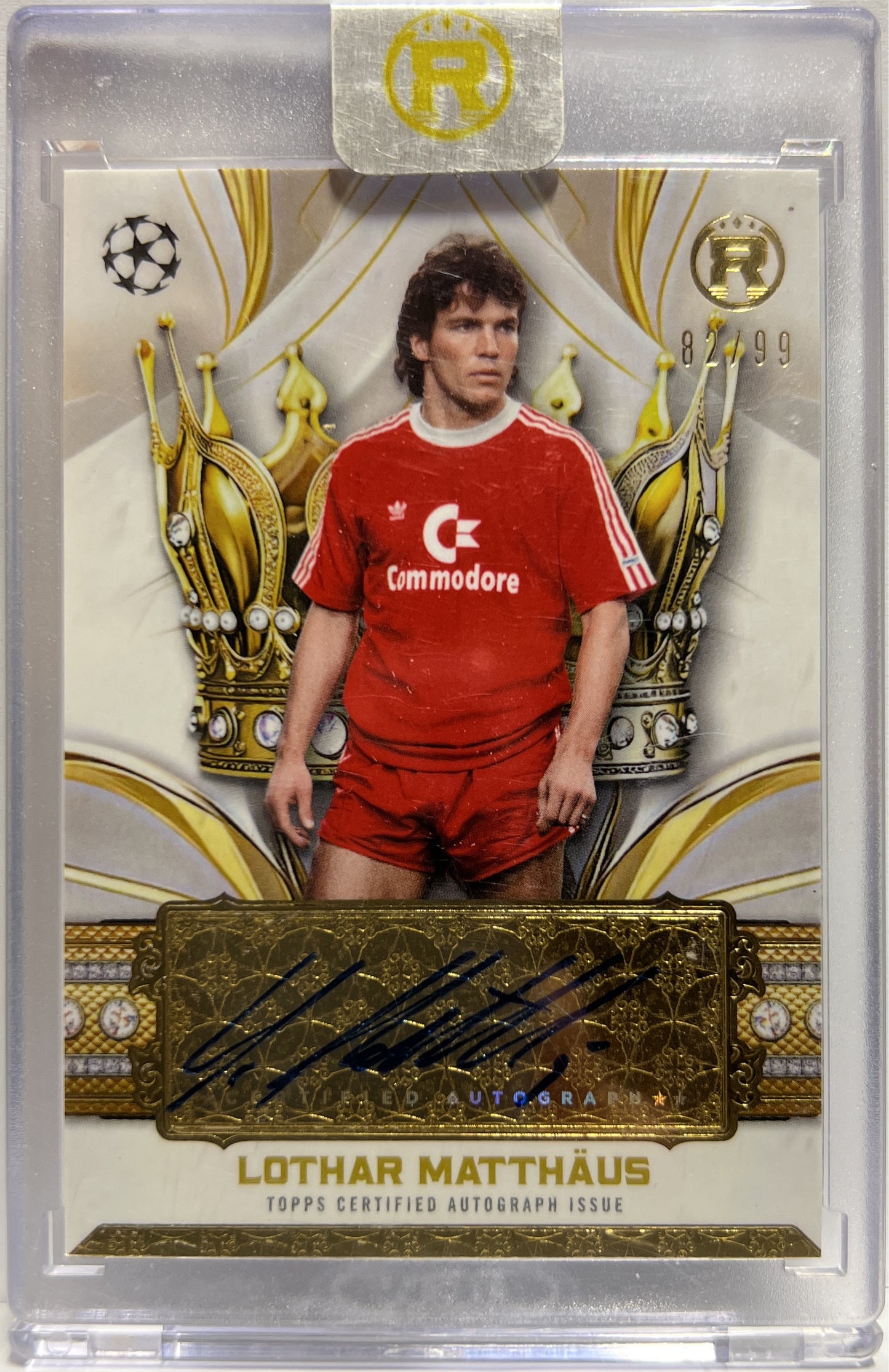 Lothar Matthaus 82/99 Autograph Topps Reverence 2024/25