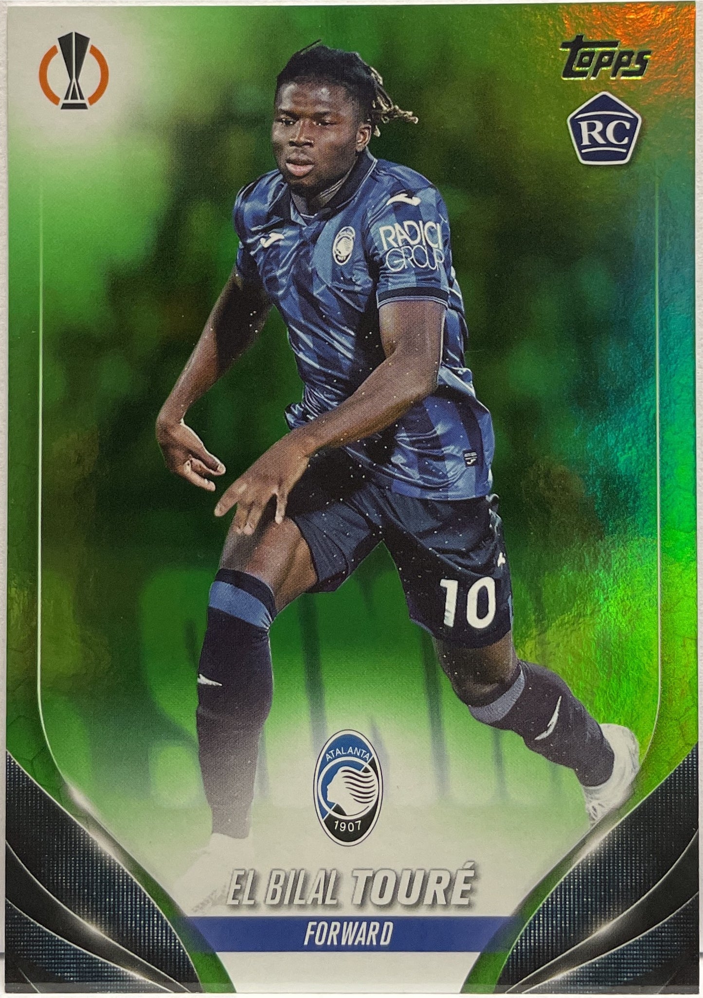 El Bilal Toure 97/199 Rookie Green Topps UCC 2023/24