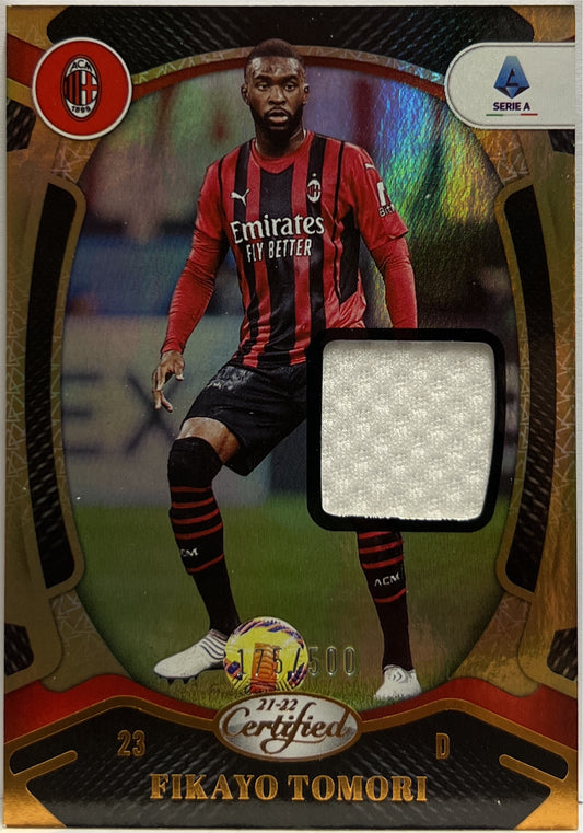 Fikayo Tomori 175/500 Patch Certified Chronicles Serie A 2021/22