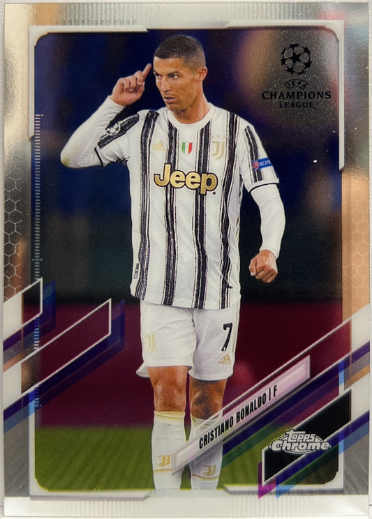 Cristiano Ronaldo Topps Chrome UCL 2020/21