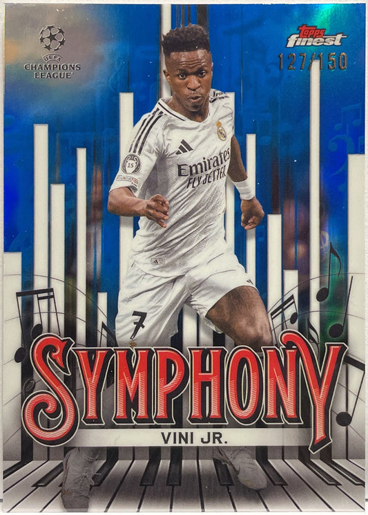 Vini Jr 127/150 Symphony Blue Topps Finest UCC 2024/25