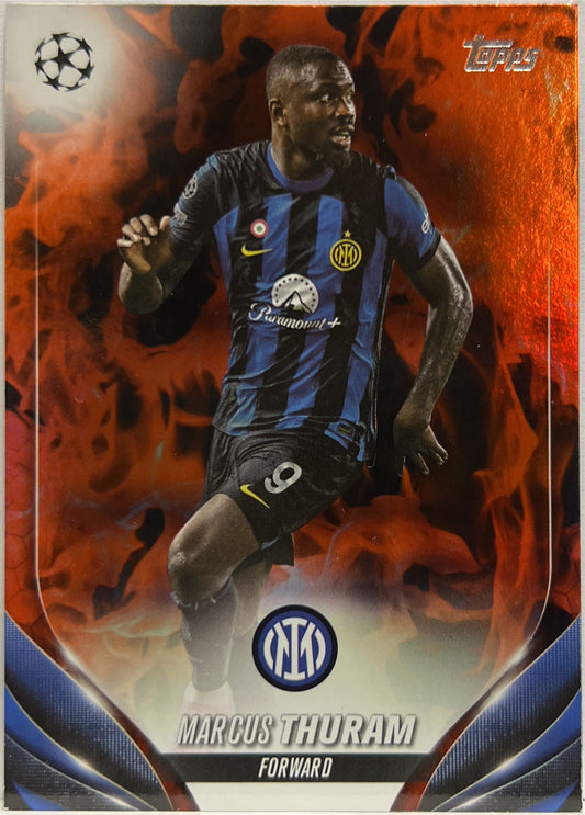 Marcus Thuram Inferno Foil Topps UCC Carnival 2022/23
