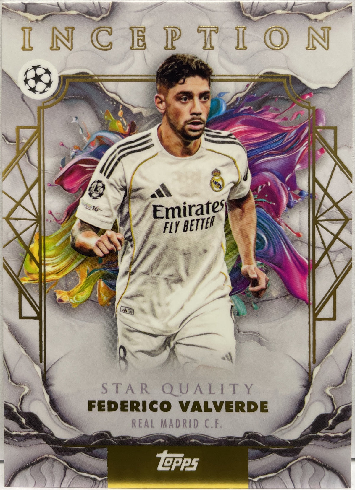 Federico Valverde Star Quality Topps Inception 2025/26