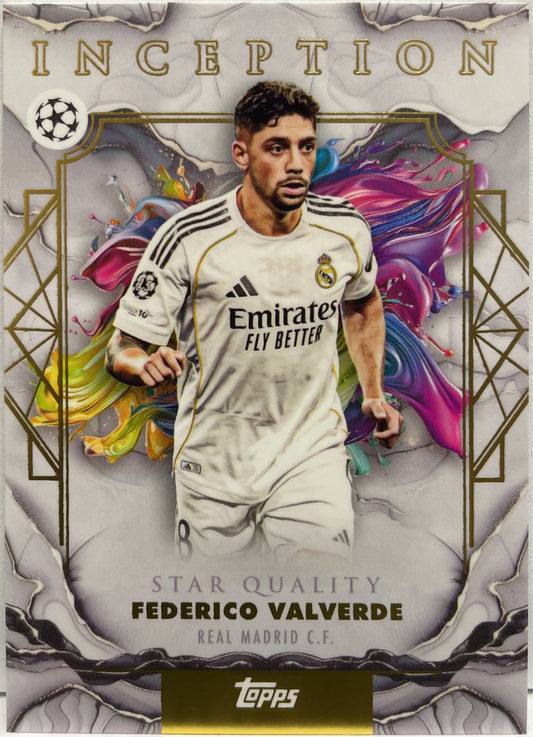 Federico Valverde Star Quality Topps Inception 2025/26