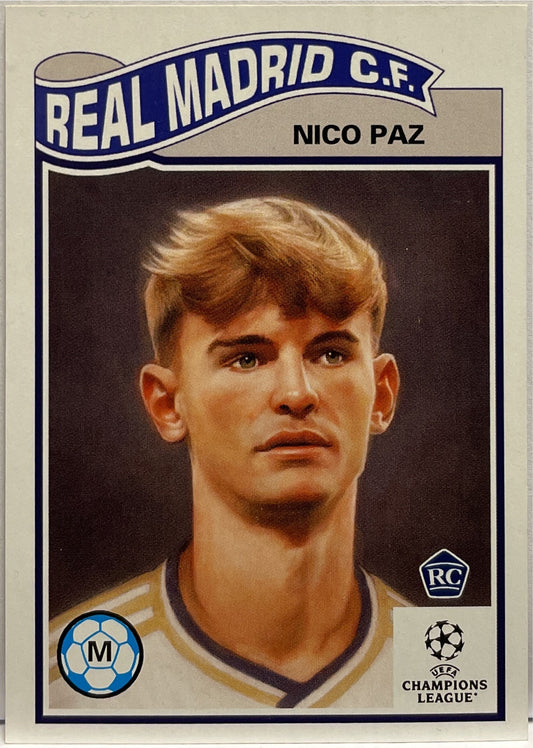 Nico Paz Rookie #633 Topps Living UCC 2023