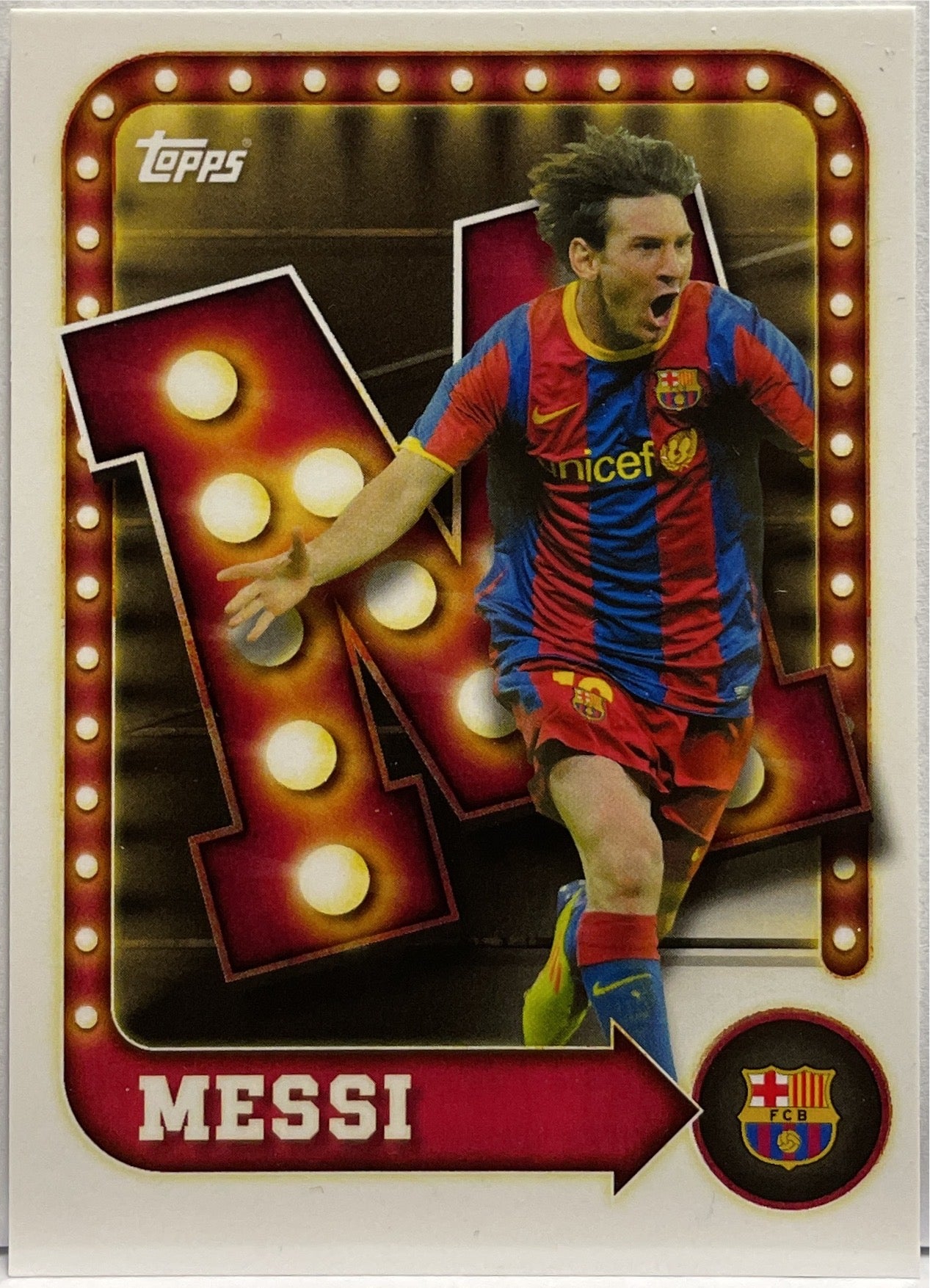 Lionel Messi Delantero Topps Tin FC Barcelona 2024/25