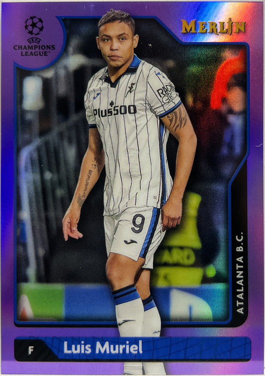 Luis Muriel 11/15 Purple Topps Chrome Merlin 2021/22