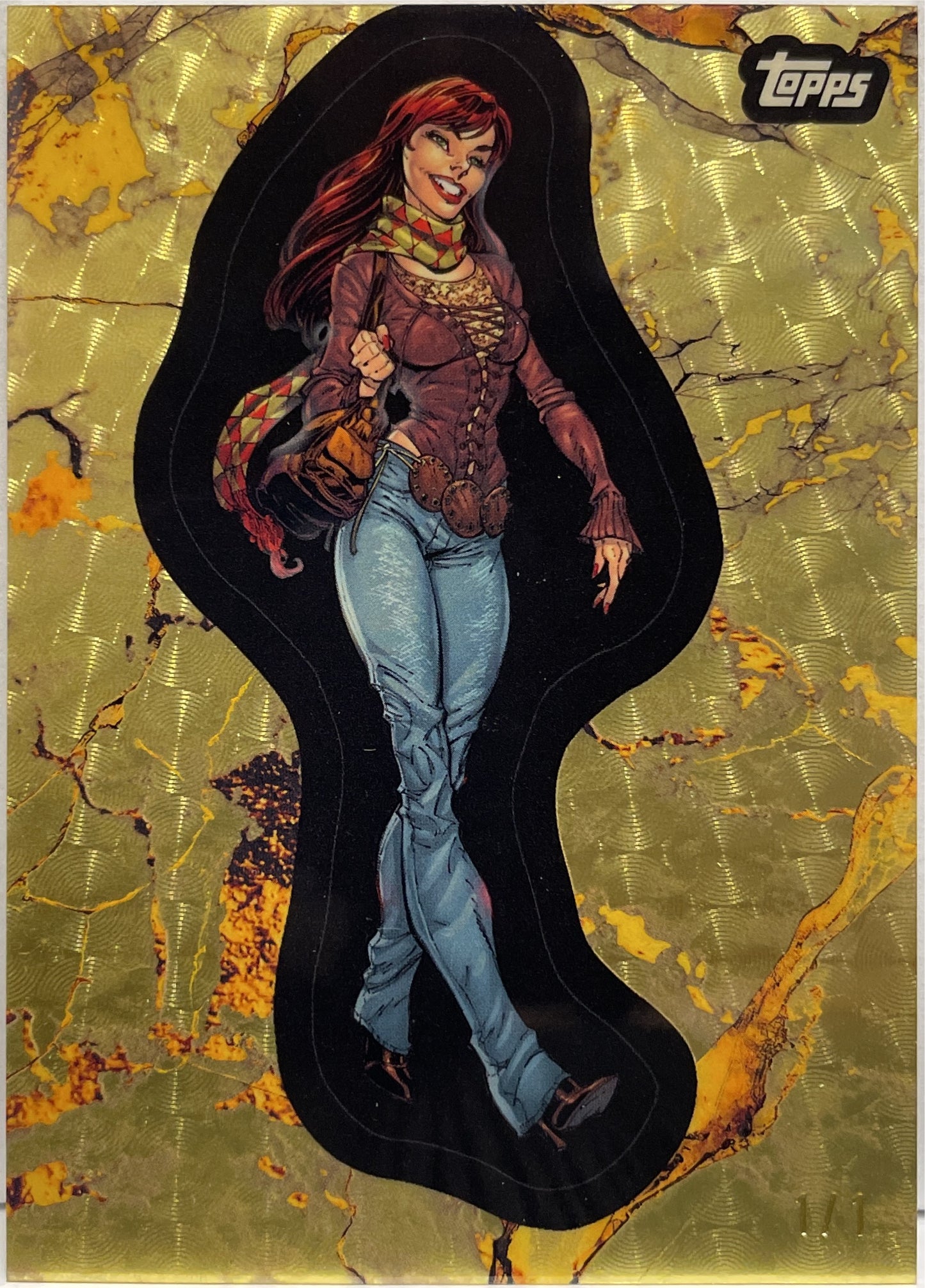 Mary Jane 1/1 Superfractor Topps Marvel Comic Book Heroes 2025