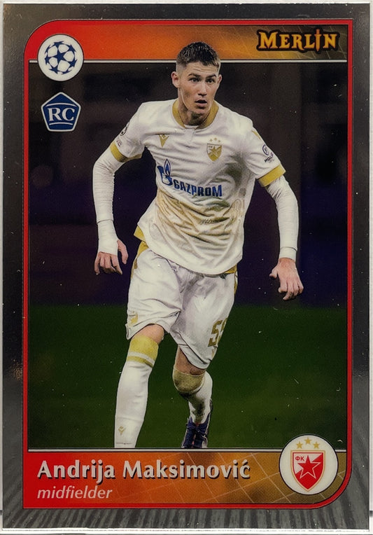 Andrija Maksimovic Rookie Topps Merlin UCC 2024/25