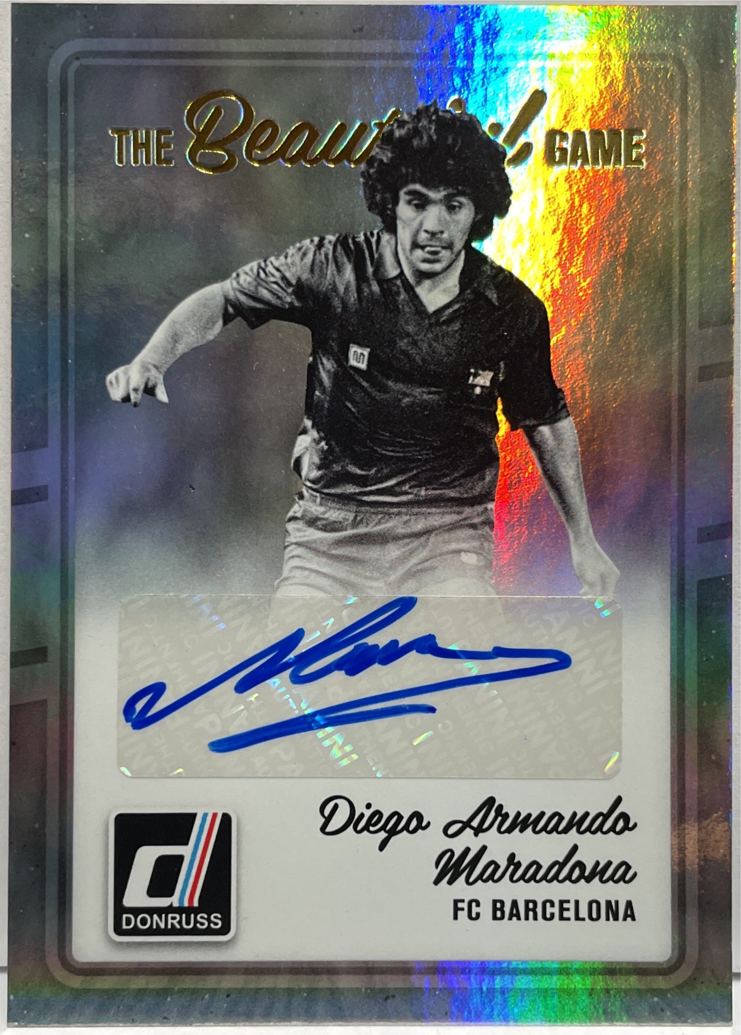 Diego Armando Maradona Autograph The Beautiful Game Panini Donruss Fifa 2016/17