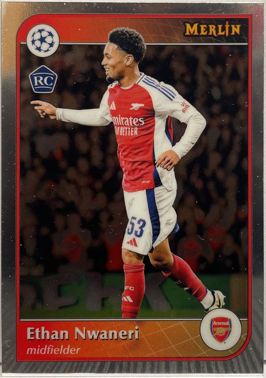 Ethan Nwaneri Rookie Topps Merlin UCC 2024/25