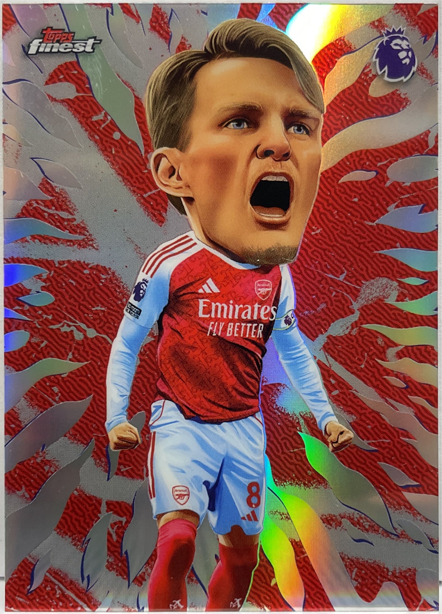 Martin Odegaard Headliners Topps Finest EPL Premier League 2025/26