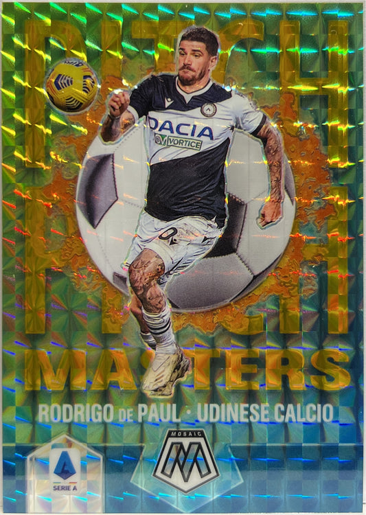 Rodrigo De Paul 1/10 Pitch Master Gold Mosaic Serie A 2020/21