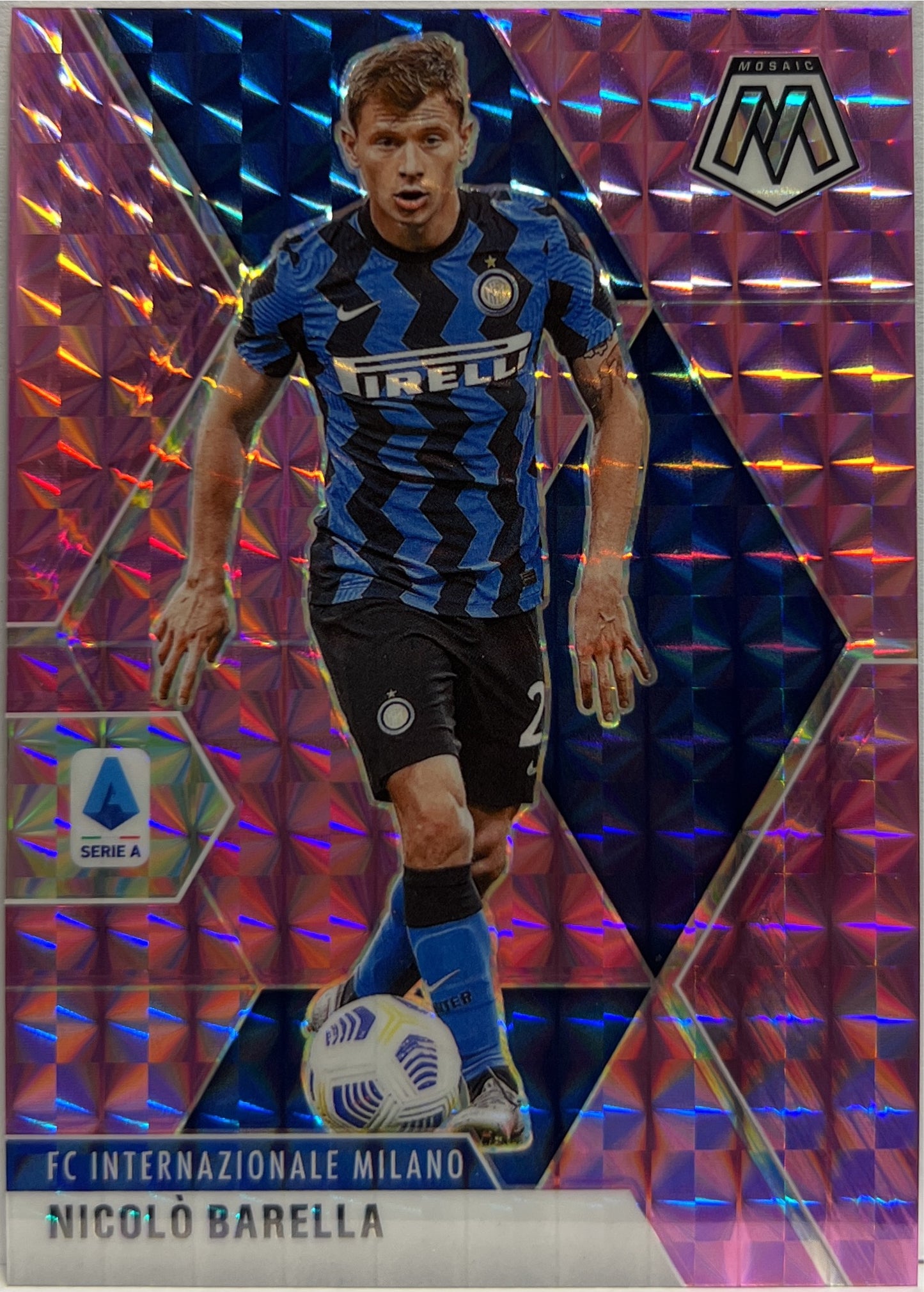 Nicolo Barella 32/49 Purple Mosaic Serie A 2020/21