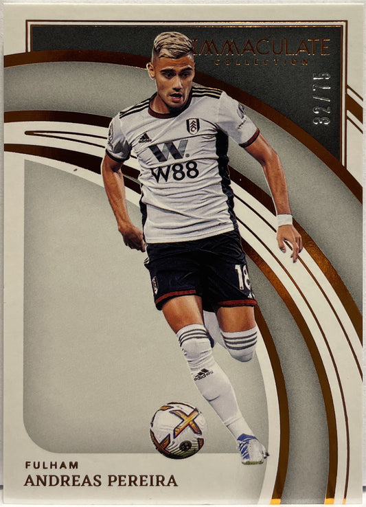 Andreas Pereira 32/75 Panini Immaculate 2022/23