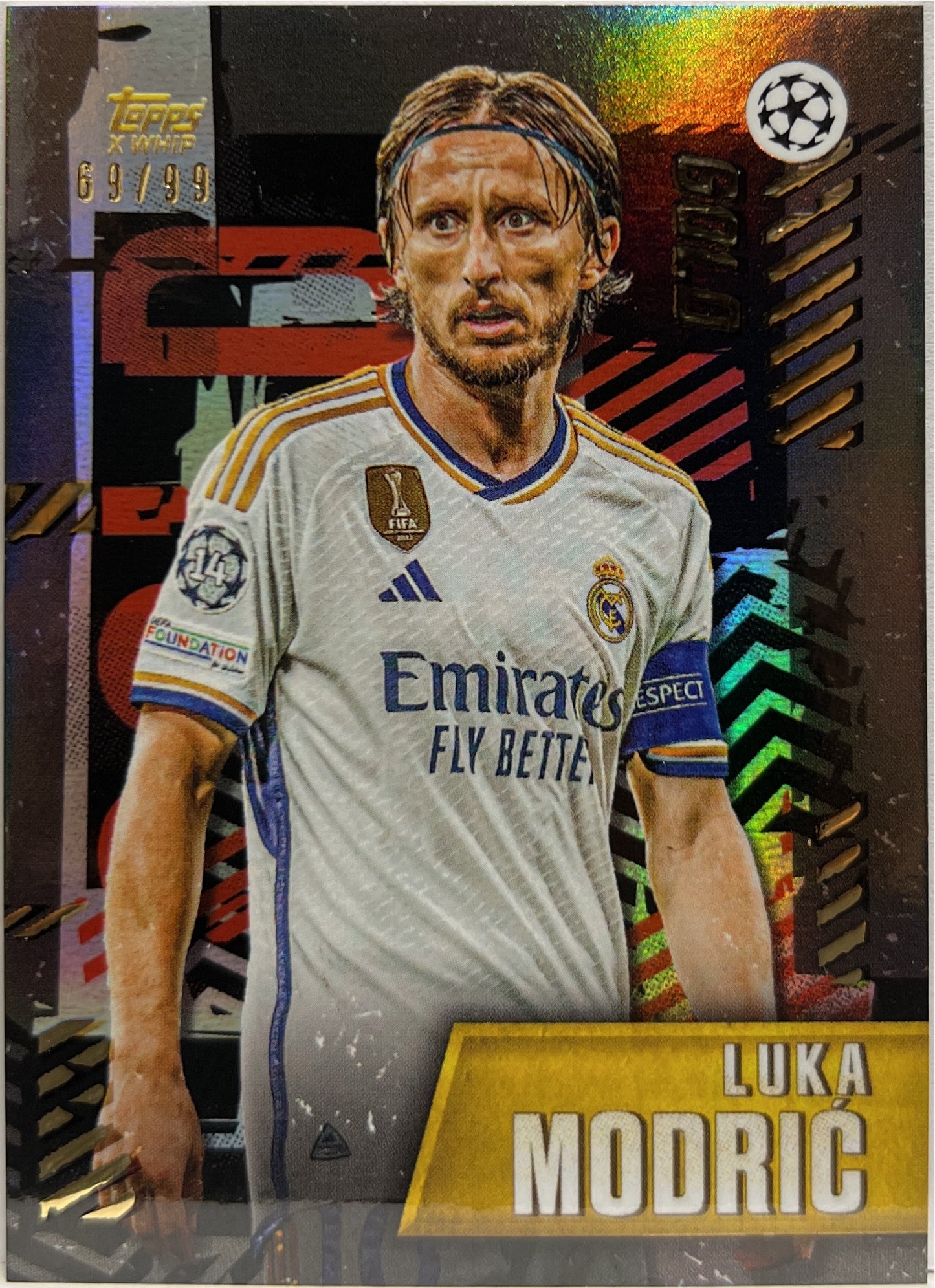 Luka Modric 69/99 Topps Gold 2022/23