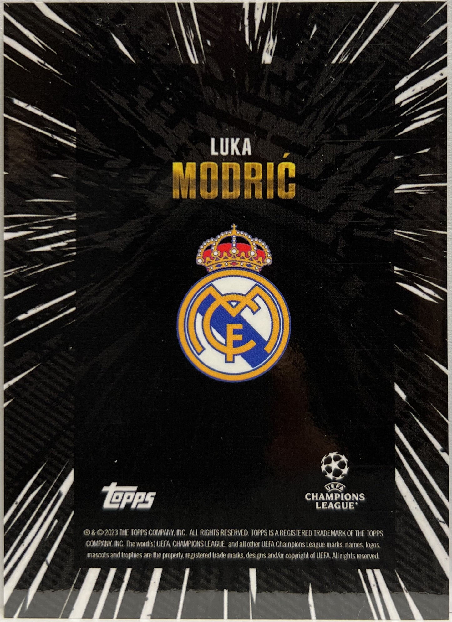 Luka Modric 69/99 Topps Gold 2022/23