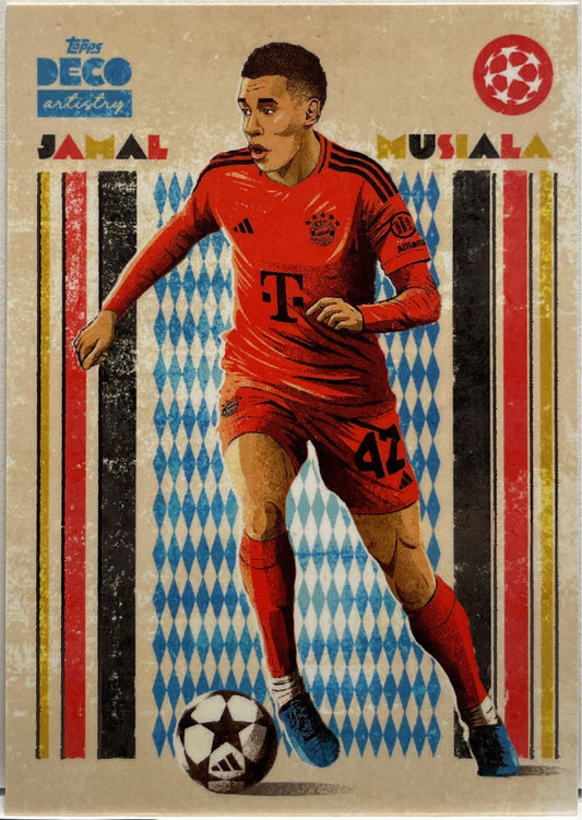 Jamal Musiala Artistry Topps Deco 2024/25