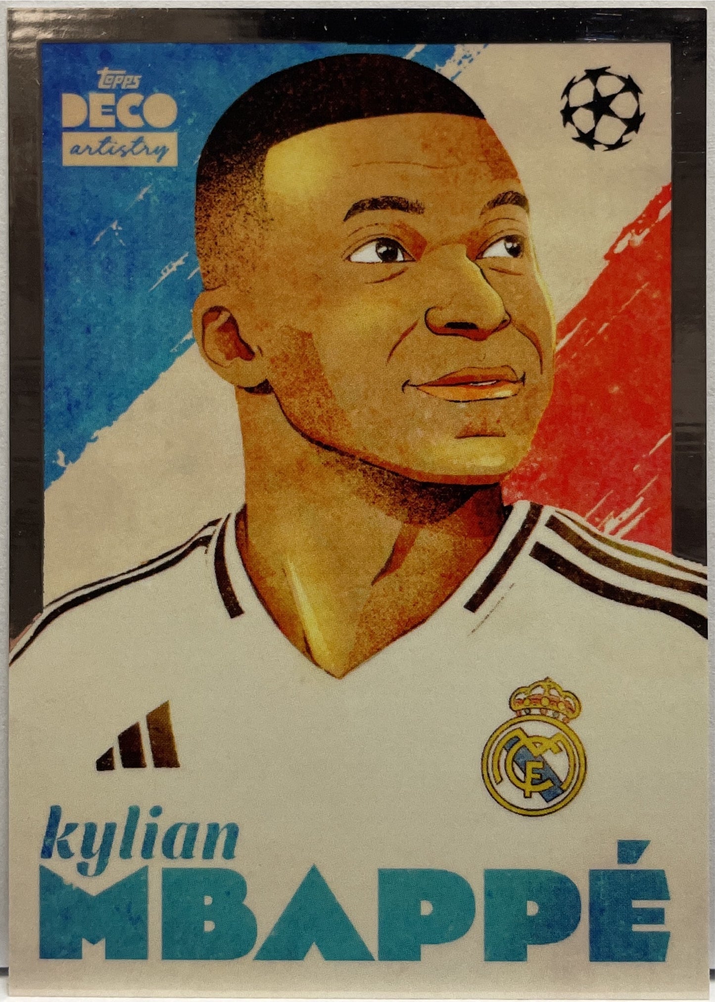 Kylian Mbappe Artistry Topps Deco 2024/25