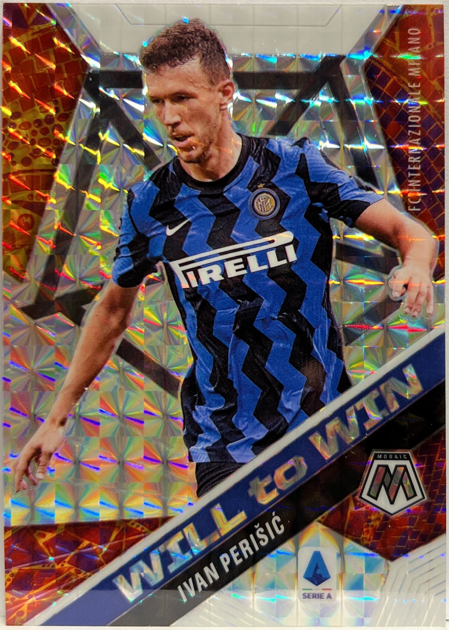 Ivan Perisic 1/25 Will To Win White Mosaic Serie A 2020/21