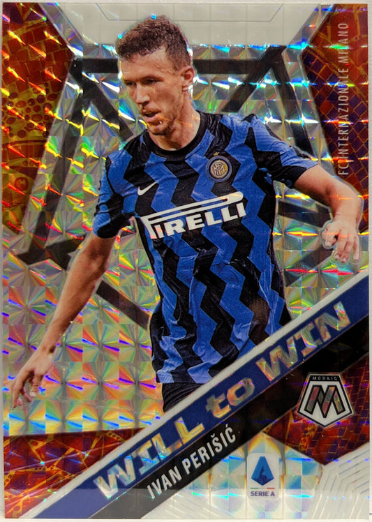 Ivan Perisic 1/25 Will To Win White Mosaic Serie A 2020/21