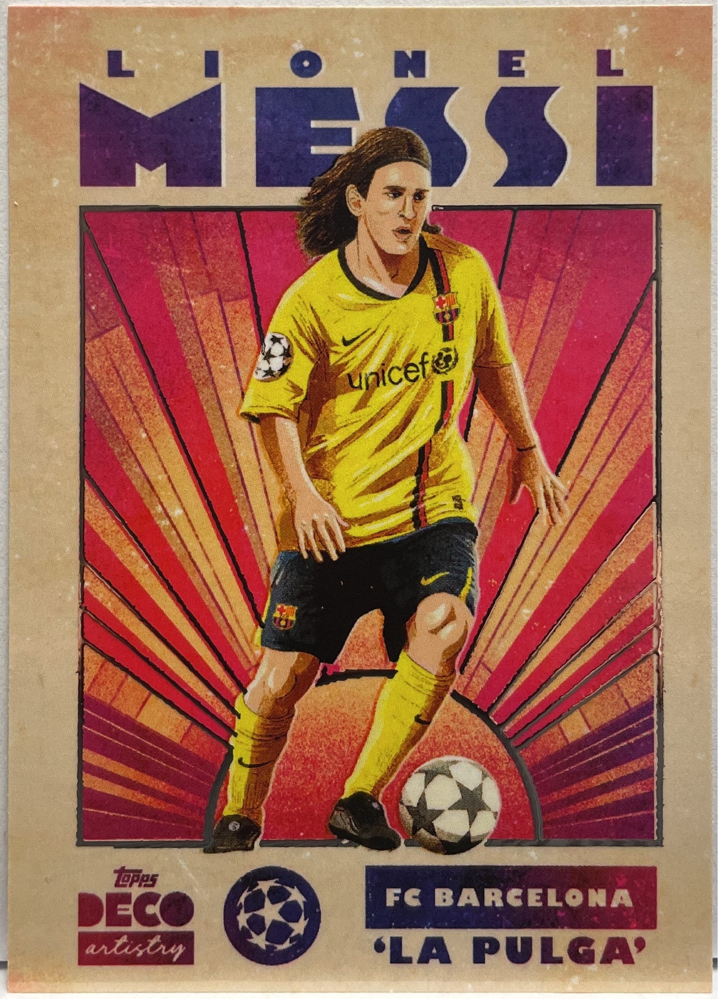 Lionel Messi Artistry Topps Deco 2024/25