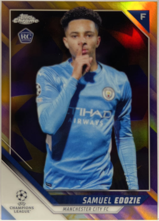 Samuel Edozie Rookie Star Ball Topps Chrome UCL 2021/22