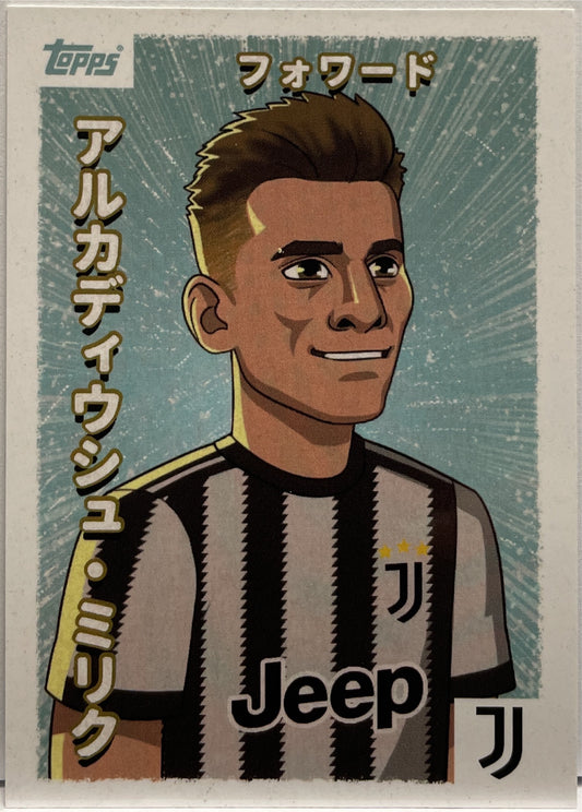 Arkadiusz Milik Juventus Set Topps Anime Japan 2023