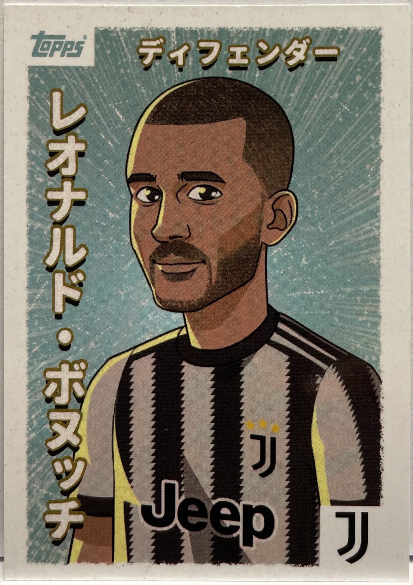 Leonardo Bonucci Juventus Set Topps Anime Japan 2023