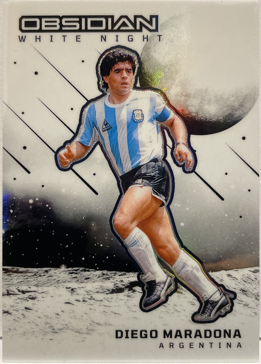 Diego Maradona White Night Panini Obsidian 2023/24