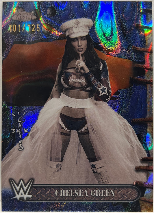 Chelsea Green 101/125 Topps Chrome WWE x Cactus Jack 2025