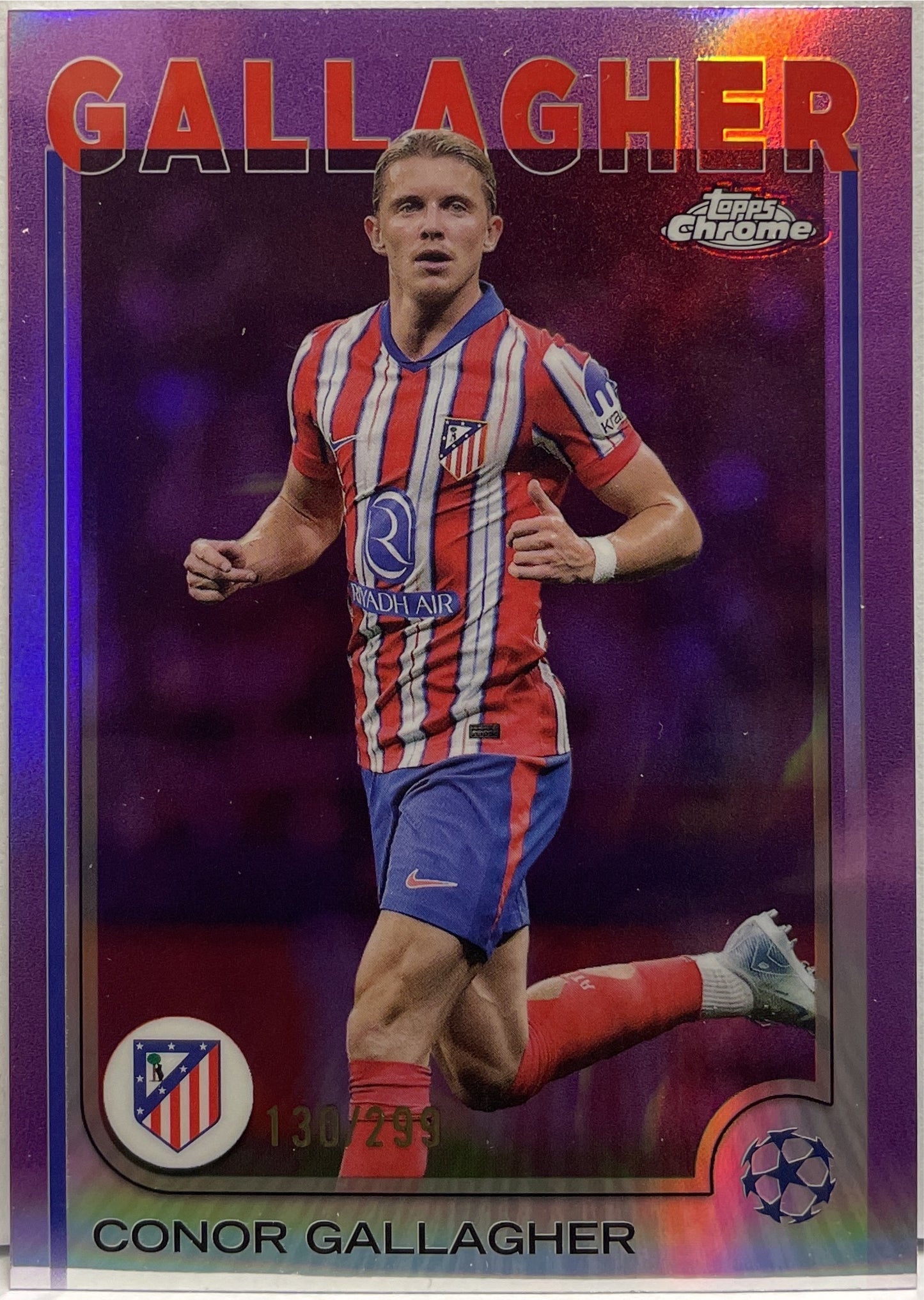 Conor Gallagher 130/299 Violet Topps Chrome UCC 2024/25