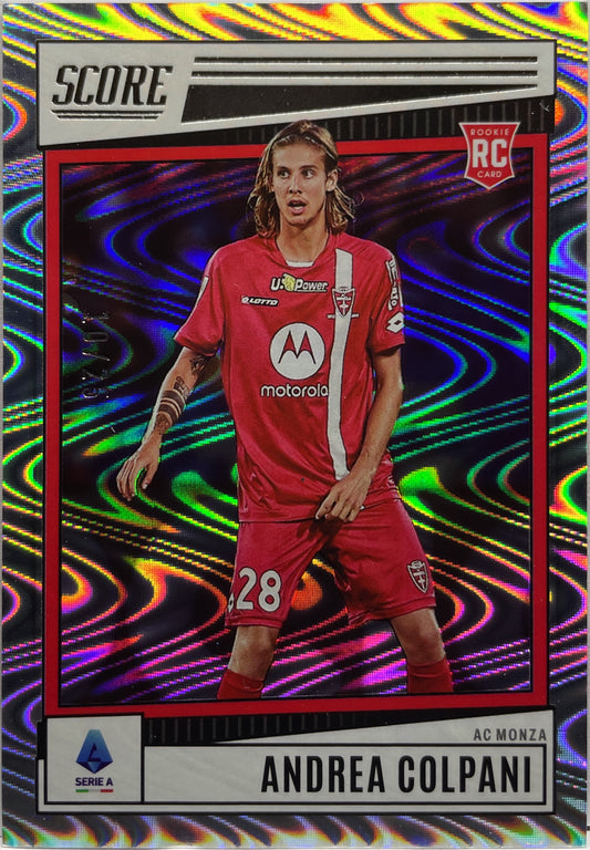 Andrea Colpani 10/25 Rookie Silver Swirl Score Serie A 2022/23