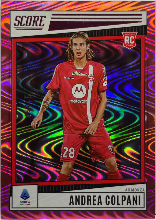 Andrea Colpani 44/45 Rookie Pink Swirl Score Serie A 2022/23