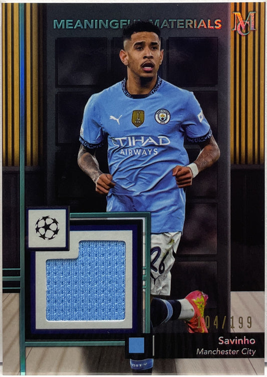 Savinho 104/199 Patch Worn Topps Museum 2024/25