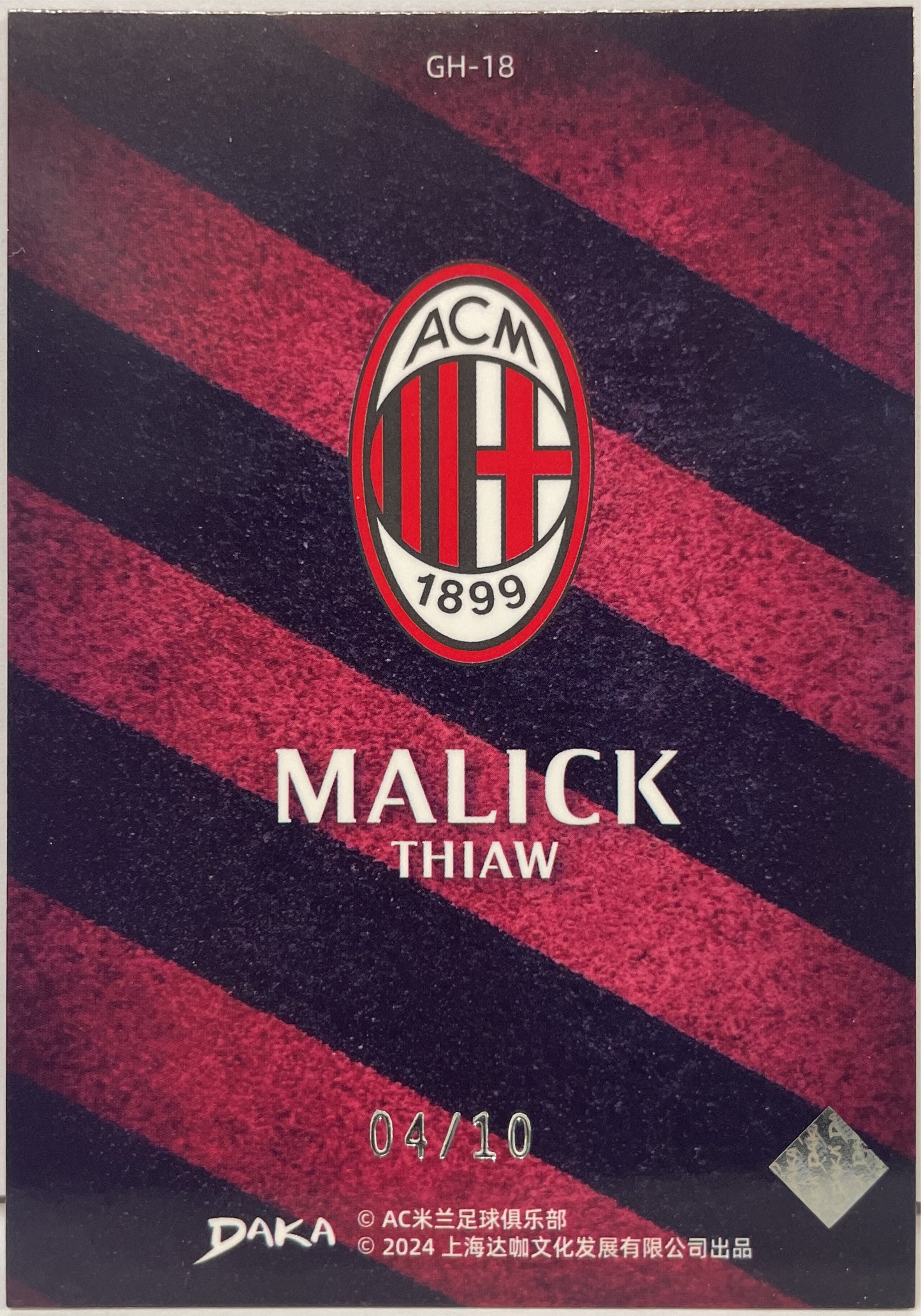 Malick Thiaw 4/10 Glorious History Daka Milan One & Two 2023/24