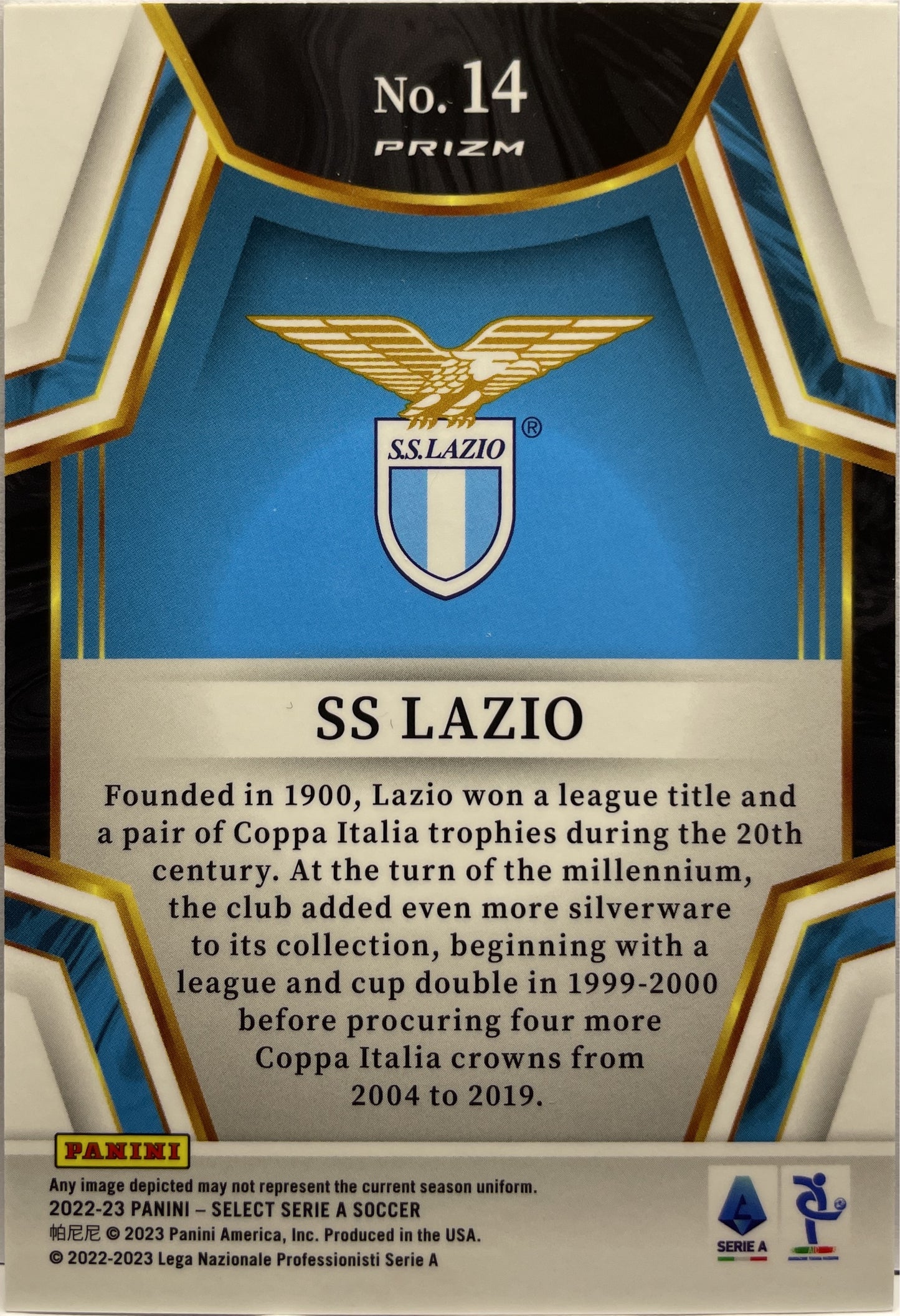 SS Lazio Team Bedge Select Serie A 2022/23