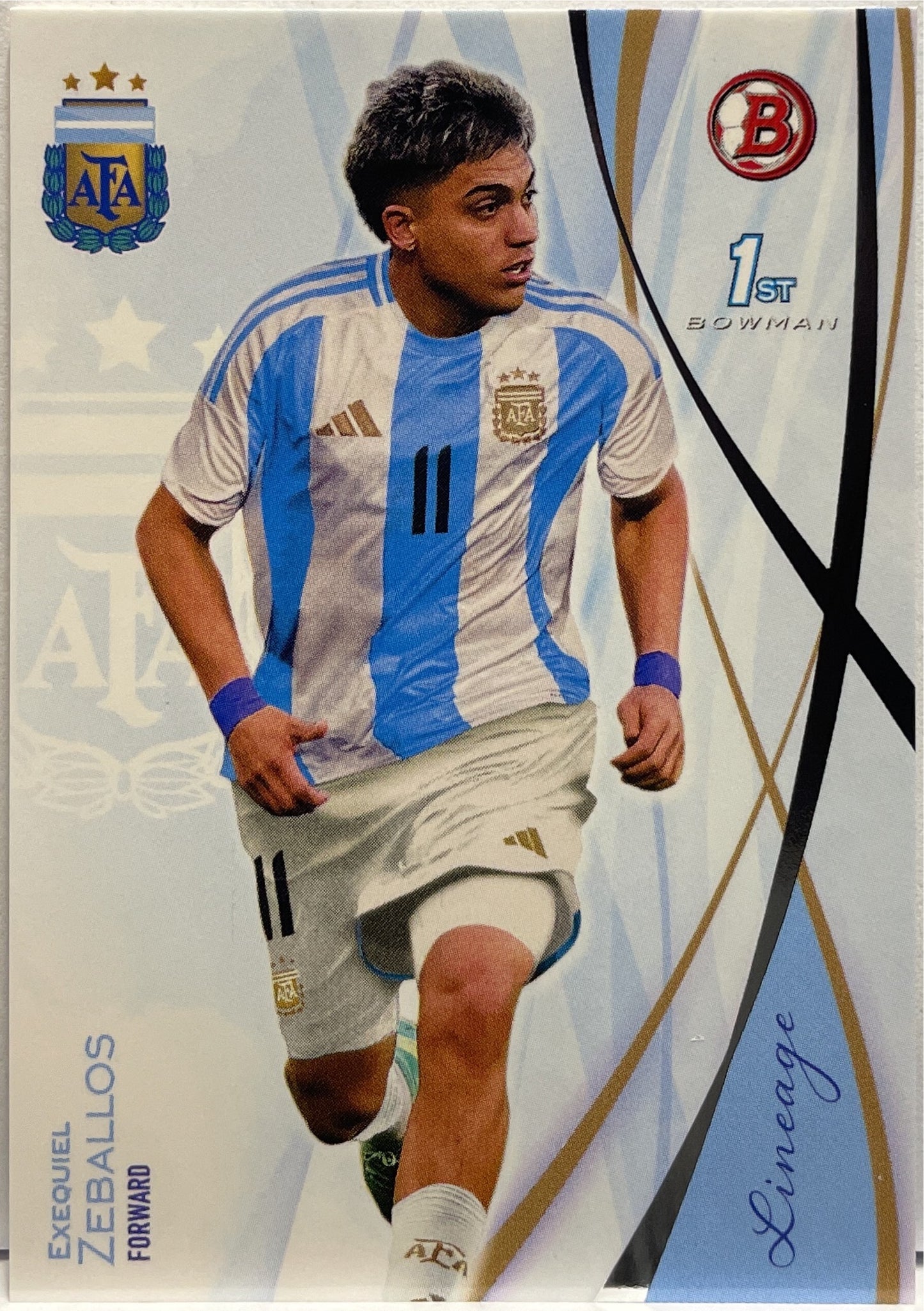 Exequiel Zeballos 1ST Bowman Topps Lineage Argentina 2024