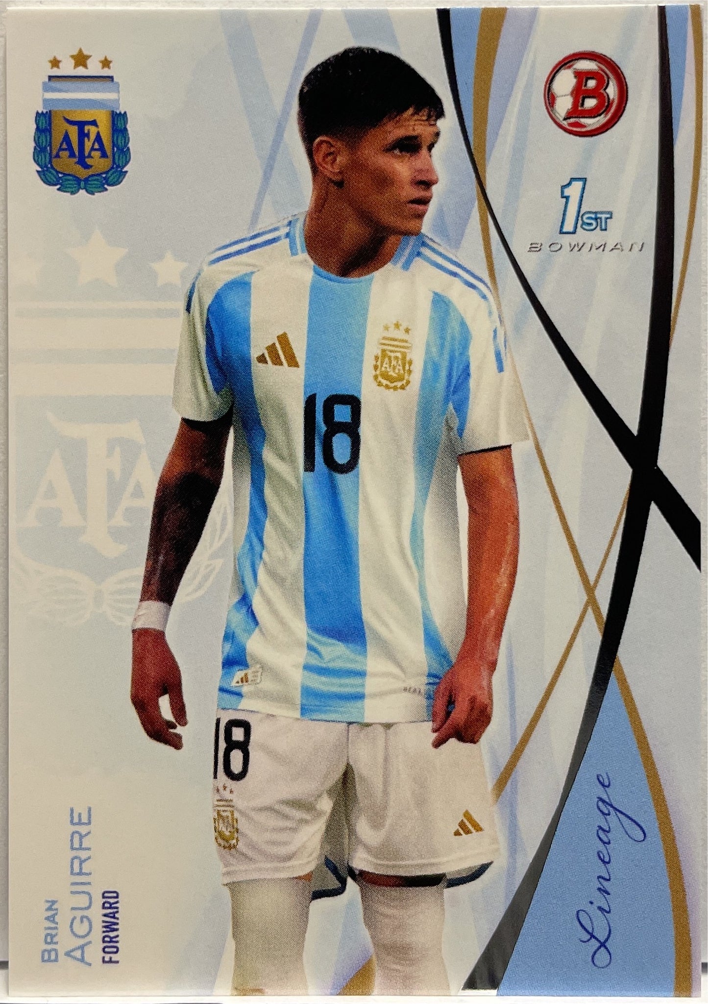 Brian Aguirre 1ST Bowman Topps Lineage Argentina 2024