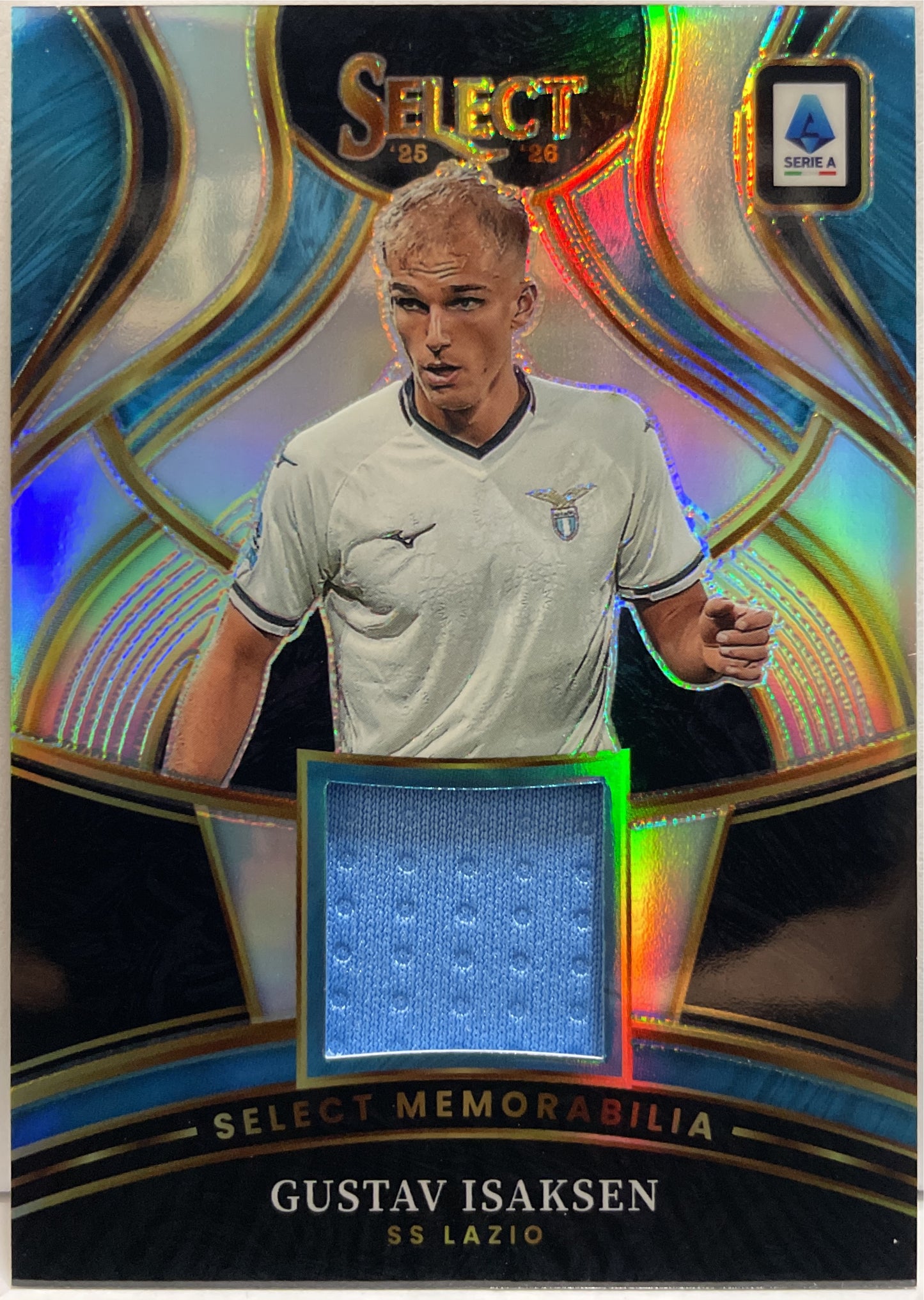 Gustav Isaksen Patch Memorabilia Panini Select Serie A 2025/26