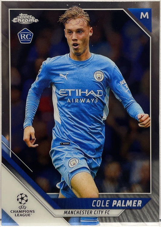 Cole Palmer Rookie Topps Chrome UCL 2021/22