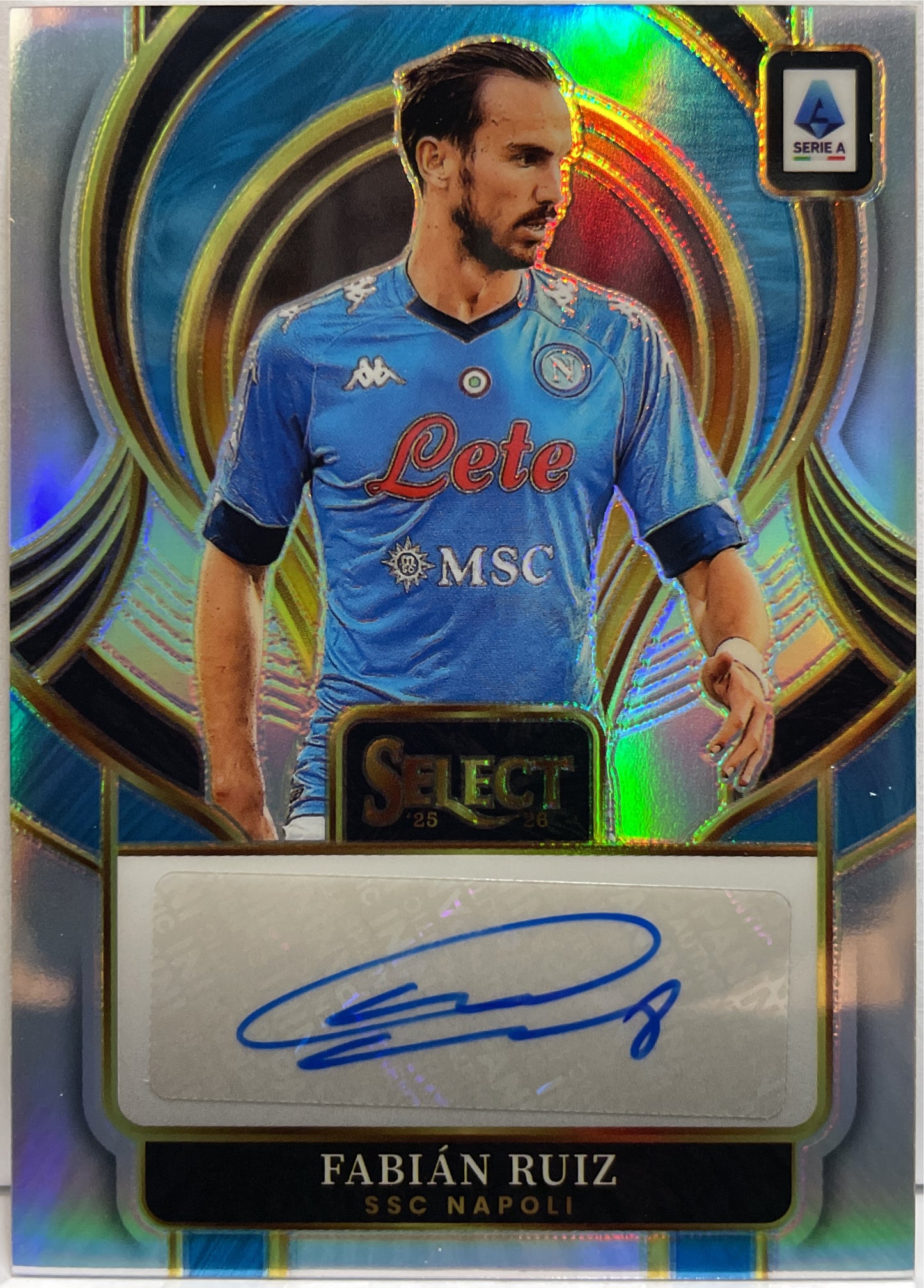 Fabian Ruiz Autograph Signature Panini Select Serie A 2025/26