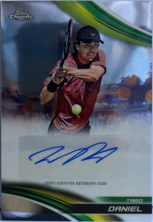Taro Daniel Autograph Topps Chrome Tennis 2025