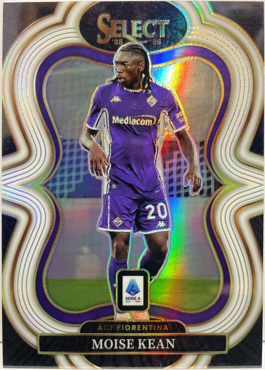Moise Kean 3/20 Mezzanine White Panini Select Serie A 2025/26